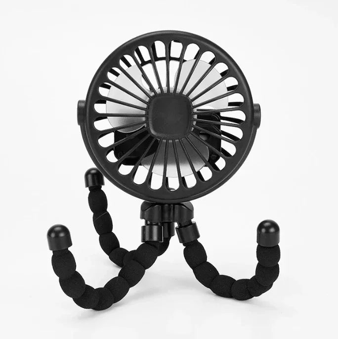 Octopus Multi-functional Stroller Handheld Mini Fan